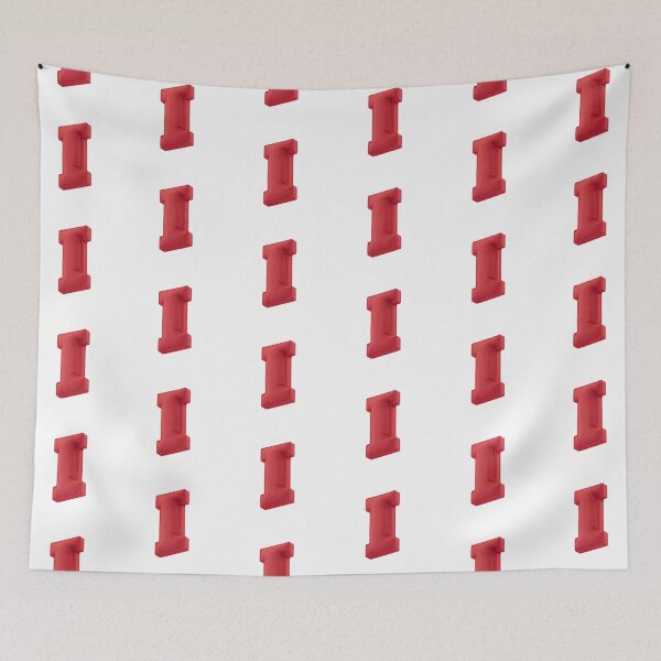 Item preview, Floating Red Cushion Letter I - 3D Fabric Alphabet Series designed and sold by uncoXab.