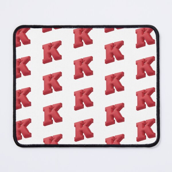 Item preview, Floating Red Cushion Letter K - 3D Fabric Alphabet Series designed and sold by uncoXab.
