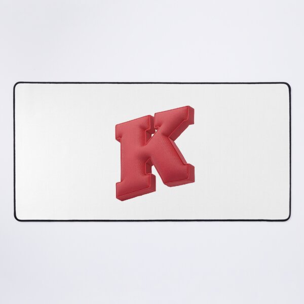 Item preview, Floating Red Cushion Letter K - 3D Fabric Alphabet Series designed and sold by uncoXab.