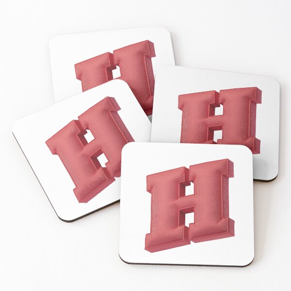 Item preview, Floating Red Cushion Letter H - 3D Fabric Alphabet Series designed and sold by uncoXab.