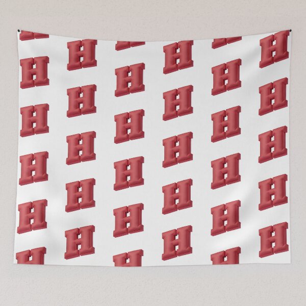 Item preview, Floating Red Cushion Letter H - 3D Fabric Alphabet Series designed and sold by uncoXab.