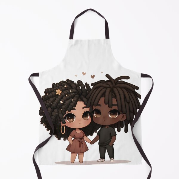 Item preview, Adorable chibi couple of color designed and sold by nocturnastore.