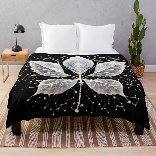 Item preview, Glowing Constellation Leaf designed and sold by AI-Only Creations.
