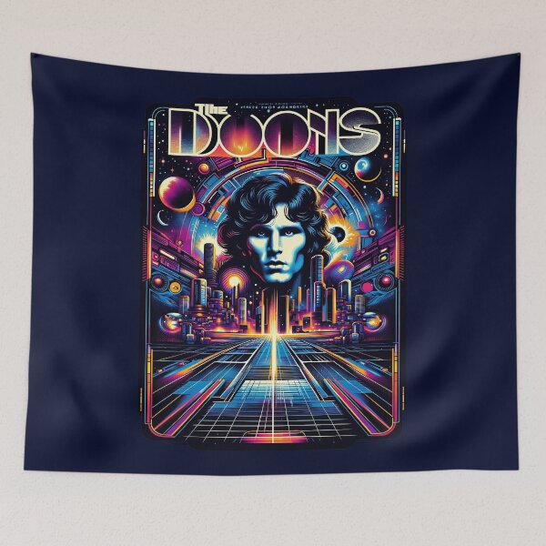 Item preview, The Doors -  retrofuturist Promotional Poster designed and sold by Sovietmovies.