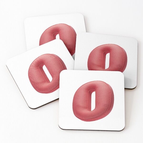 Item preview, Floating Red Cushion Letter O - 3D Fabric Alphabet Series designed and sold by uncoXab.