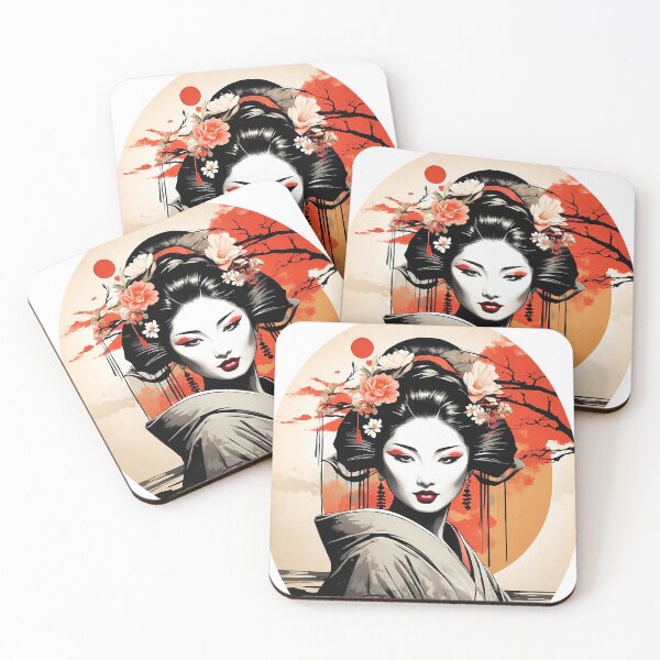 Item preview, Geisha Retro T-shirt 3! designed and sold by halasaar01.
