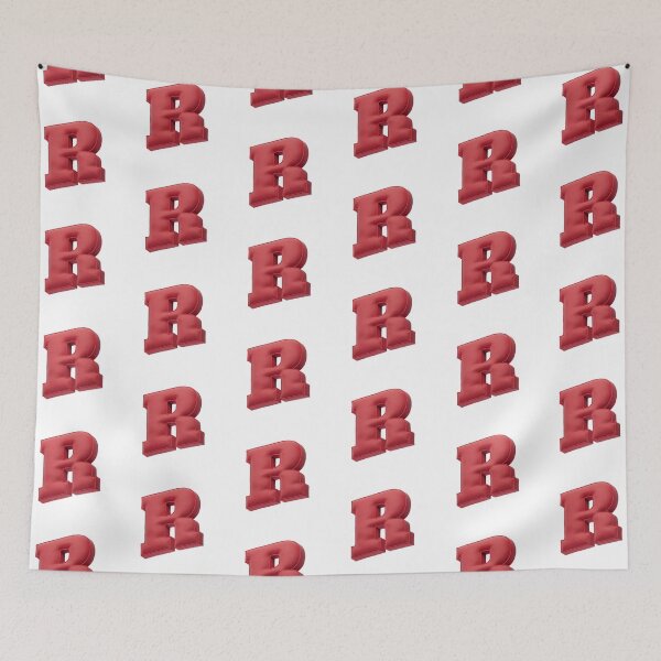 Item preview, Floating Red Cushion Letter R - 3D Fabric Alphabet Series designed and sold by uncoXab.