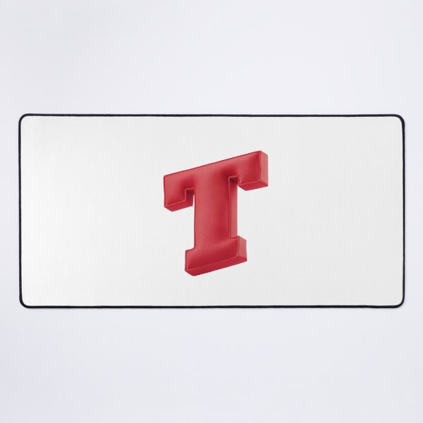 Item preview, Floating Red Cushion Letter T - 3D Fabric Alphabet Series designed and sold by uncoXab.
