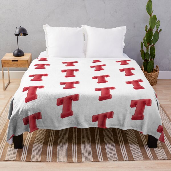 Item preview, Floating Red Cushion Letter T - 3D Fabric Alphabet Series designed and sold by uncoXab.