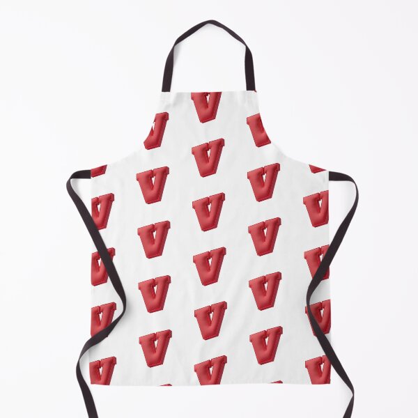 Item preview, Floating Red Cushion Letter V - 3D Fabric Alphabet Series designed and sold by uncoXab.