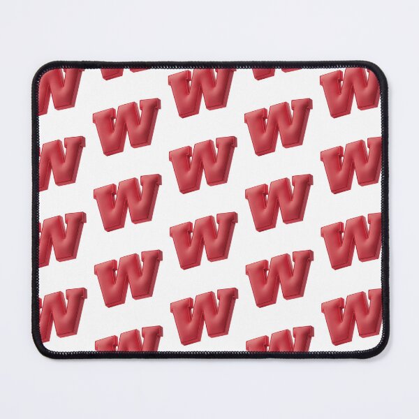 Item preview, Floating Red Cushion Letter W - 3D Fabric Alphabet Series designed and sold by uncoXab.