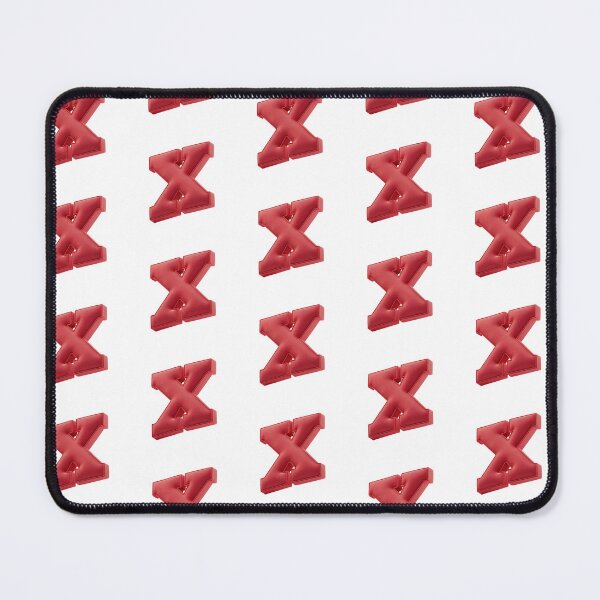 Item preview, Floating Red Cushion Letter X - 3D Fabric Alphabet Series designed and sold by uncoXab.
