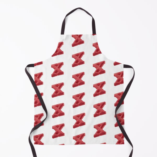 Item preview, Floating Red Cushion Letter X - 3D Fabric Alphabet Series designed and sold by uncoXab.