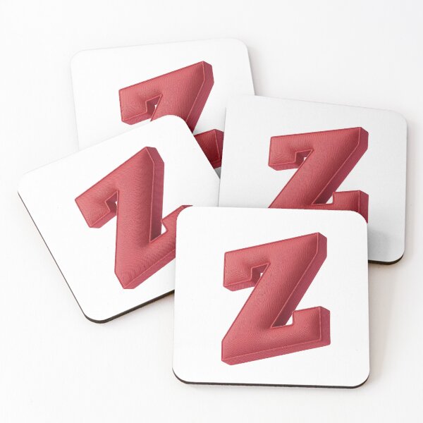 Item preview, Floating Red Cushion Letter Z - 3D Fabric Alphabet Series designed and sold by uncoXab.