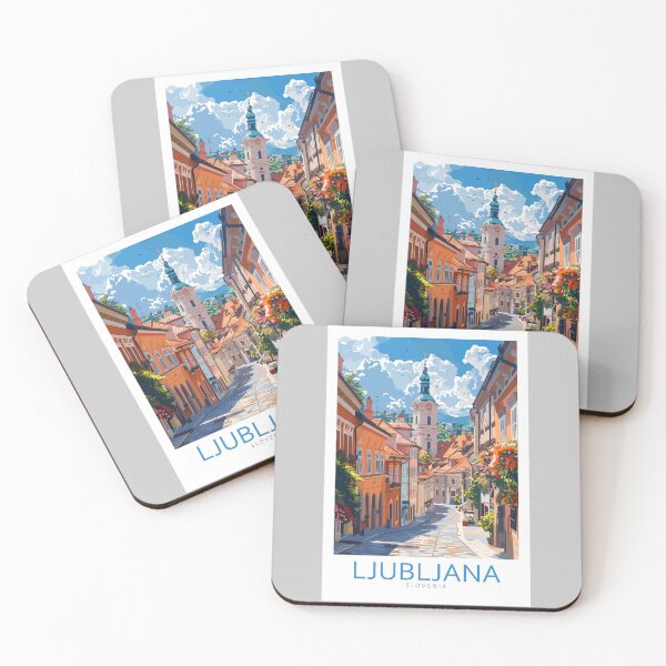 Item preview, Ljubljana Slovenia - Travel art designed and sold by Marciolini.