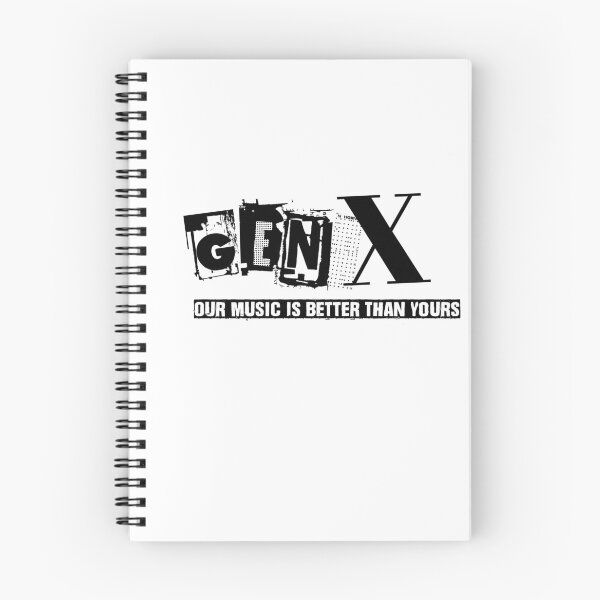 Item preview, Generación X Nuestra música es mejor que la tuya negro designed and sold by carriecavender.