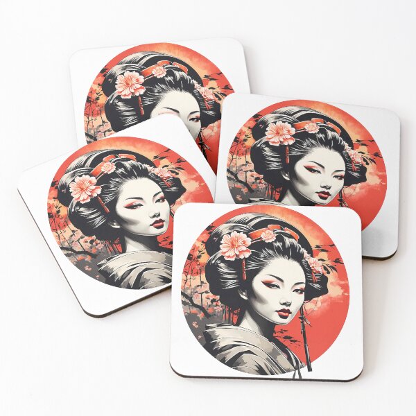 Item preview, Geisha Retro T-shirt 3! designed and sold by halasaar01.
