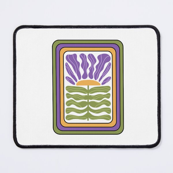 Item preview, Retro Geometric Pattern Design Art 80s Trendy Flower T-shirt Sticker designed and sold by ThinkNature!.