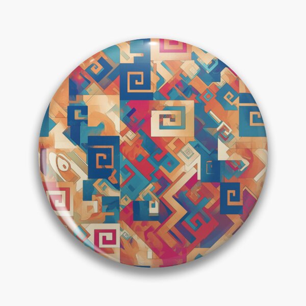 Item preview, Colorful Greek Key Motif | Seamless designed and sold by Unrooted.