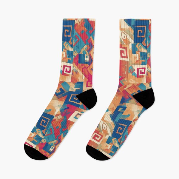 Item preview, Colorful Greek Key Motif | Seamless designed and sold by Unrooted.
