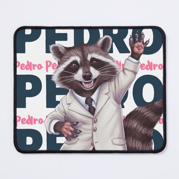 Item preview, Pedro racoon funny viral meme designed and sold by RedCircleArt.