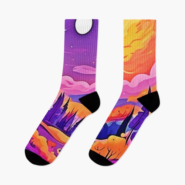 Item preview, Soft Colors: Forest & Giant Moon  designed and sold by Health And Fitness Posts e-Store.