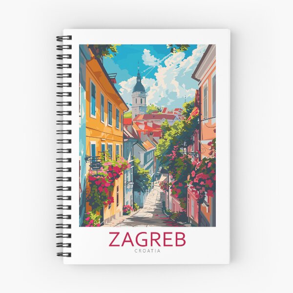 Item preview, Zagreb Croatia - Travel art designed and sold by Marciolini.
