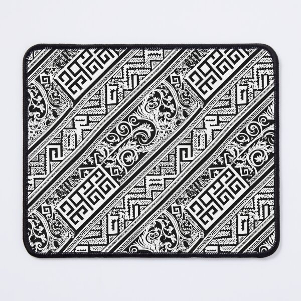 Item preview, Black & White Greek Key Motif III | Seamless designed and sold by Unrooted.