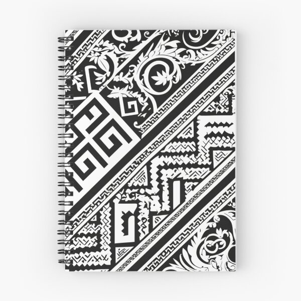 Item preview, Black & White Greek Key Motif III | Seamless designed and sold by Unrooted.
