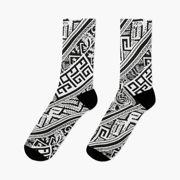Item preview, Motivo clave griego blanco y negro III | Sin costura designed and sold by Unrooted.