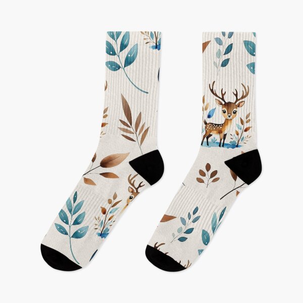 Item preview, Cute enchanted deer designed and sold by strixvariaart.