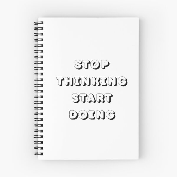 Item preview, stop thinking start doing designed and sold by AzulStore1.