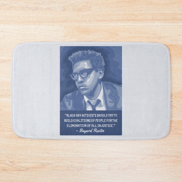 Item preview, Bayard Rustin Portrait and Quote designed and sold by Unhinged Heather.