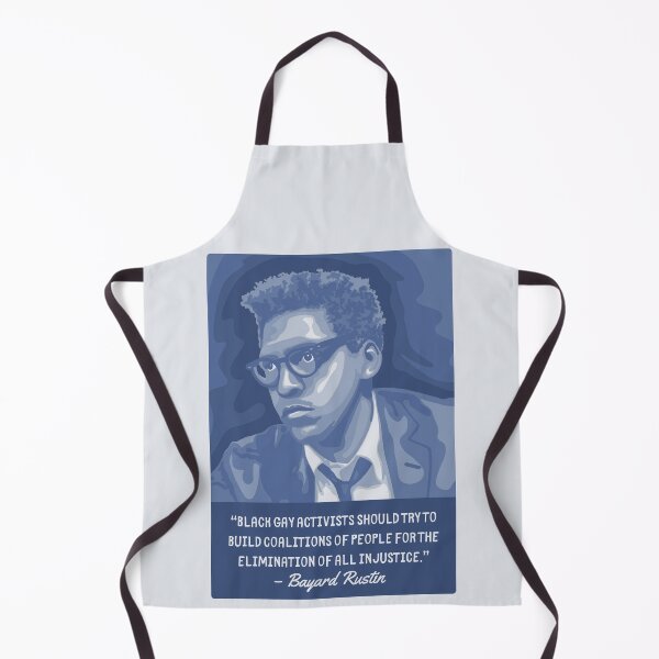 Item preview, Bayard Rustin Portrait and Quote designed and sold by Unhinged Heather.