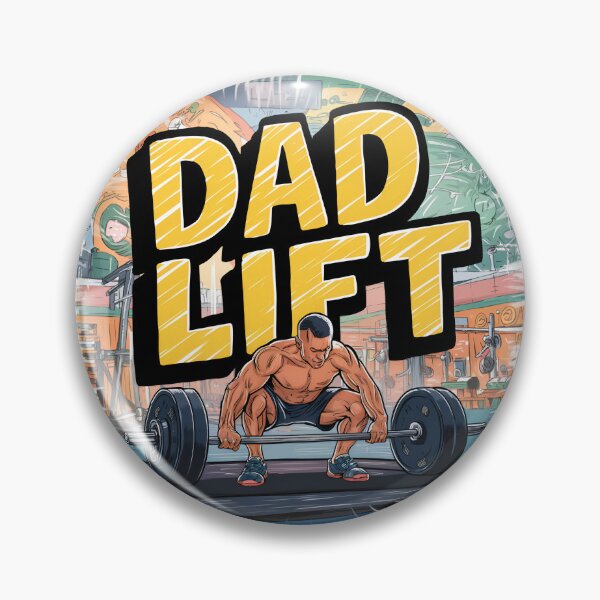 Item preview, Dad lift Deadlift gym train hard funny designed and sold by Newhyperion.
