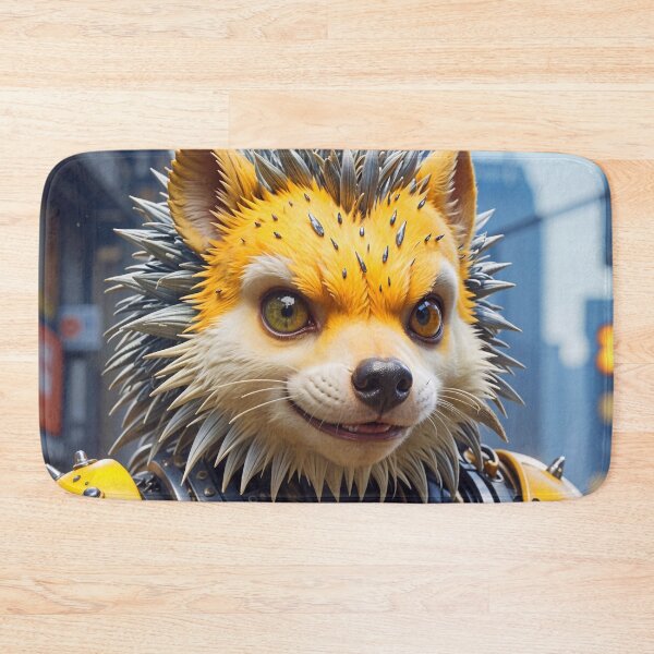 Item preview, Cool Futuristic Cyborg Hedgehog Killer Robot designed and sold by TheArtOfPat.