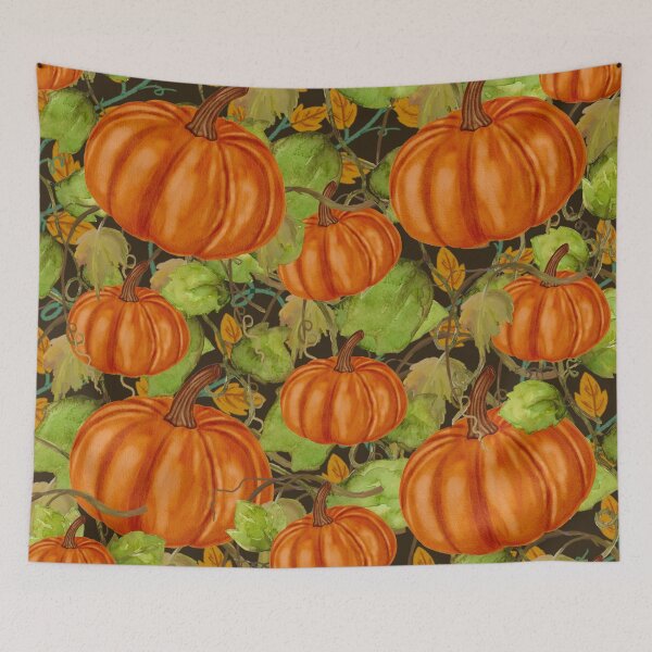 Item preview, Pumpkins Tropical Pattern designed and sold by Y0ussefrizk.