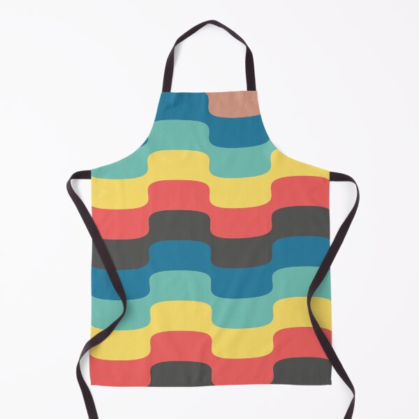 Item preview, Vivid Prismatic Polychrome Rainbow Jagged Waves designed and sold by EvergreenMotifs.