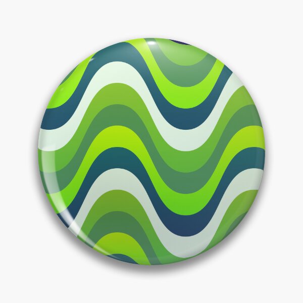 Item preview, Vivid Prismatic Polychrome Rainbow Jagged Waves designed and sold by EvergreenMotifs.
