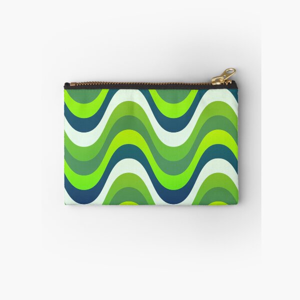 Item preview, Vivid Prismatic Polychrome Rainbow Jagged Waves designed and sold by EvergreenMotifs.