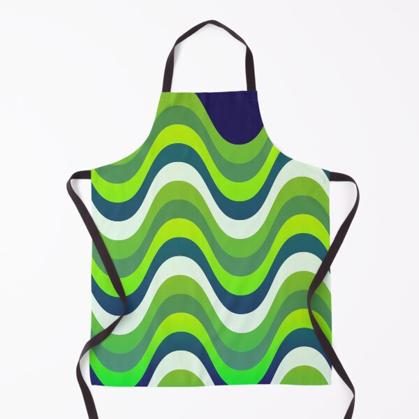 Item preview, Vivid Prismatic Polychrome Rainbow Jagged Waves designed and sold by EvergreenMotifs.