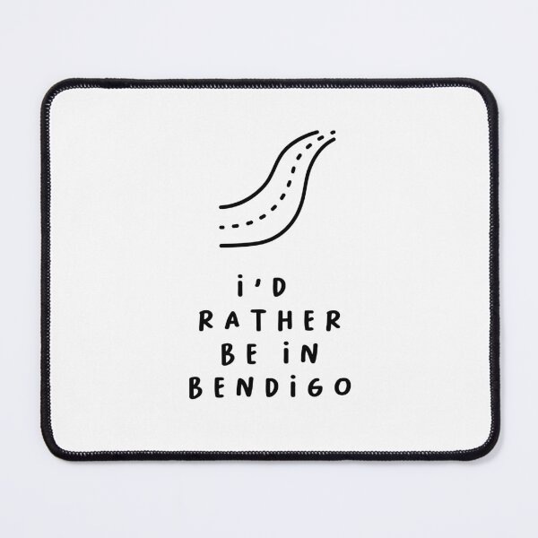 Item preview, I'd Rather be in Bendigo | Typography Design | Minimalist Aesthetic designed and sold by RM-Journey.