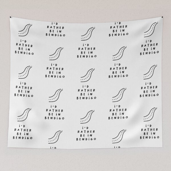 Item preview, I'd Rather be in Bendigo | Typography Design | Minimalist Aesthetic designed and sold by RM-Journey.