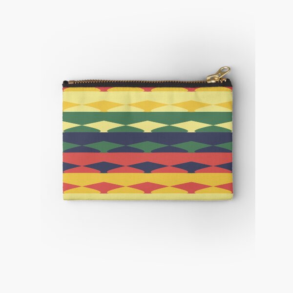 Item preview, Vivid Prismatic Polychrome Rainbow Jagged Waves designed and sold by EvergreenMotifs.