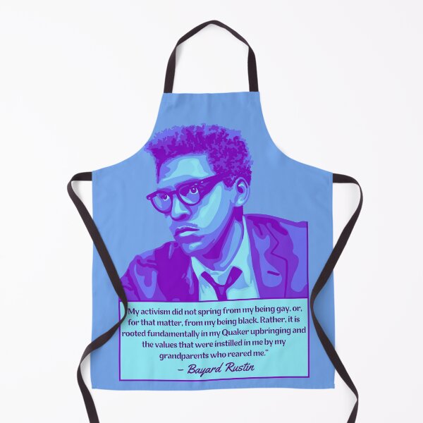 Item preview, Bayard Rustin Portrait and Quote designed and sold by Unhinged Heather.