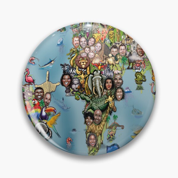 Item preview, Fun World Map designed and sold by Kevin Middleton.