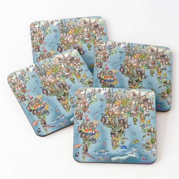 Item preview, Fun World Map designed and sold by Kevin Middleton.
