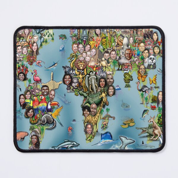 Item preview, Fun World Map designed and sold by Kevin Middleton.