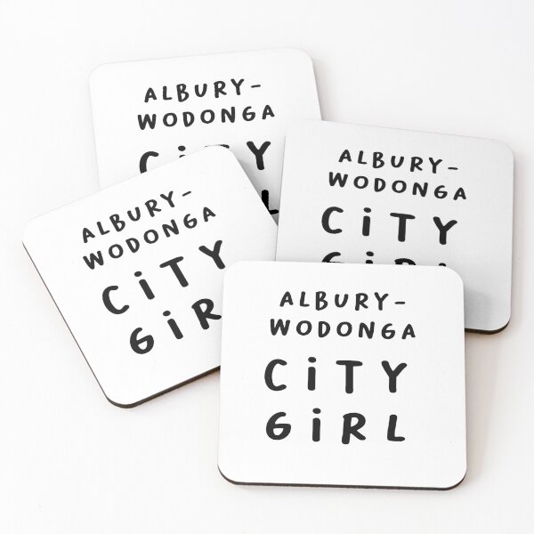 Item preview, Albury-Wodonga CITY GIRL | Typography Design | Minimalist Aesthetic designed and sold by RM-Journey.