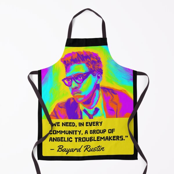 Item preview, Bayard Rustin Portrait and Quote designed and sold by Unhinged Heather.